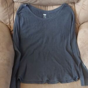 Old Navy Charcoal Long Sleeve Tee
